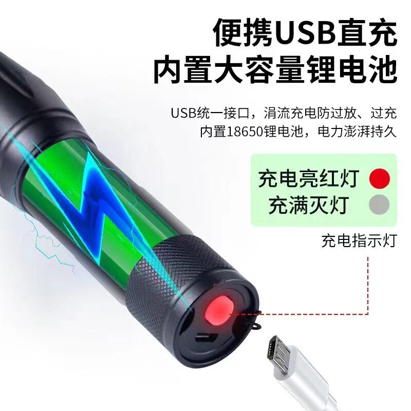 USB直充白黄蓝紫四光源强