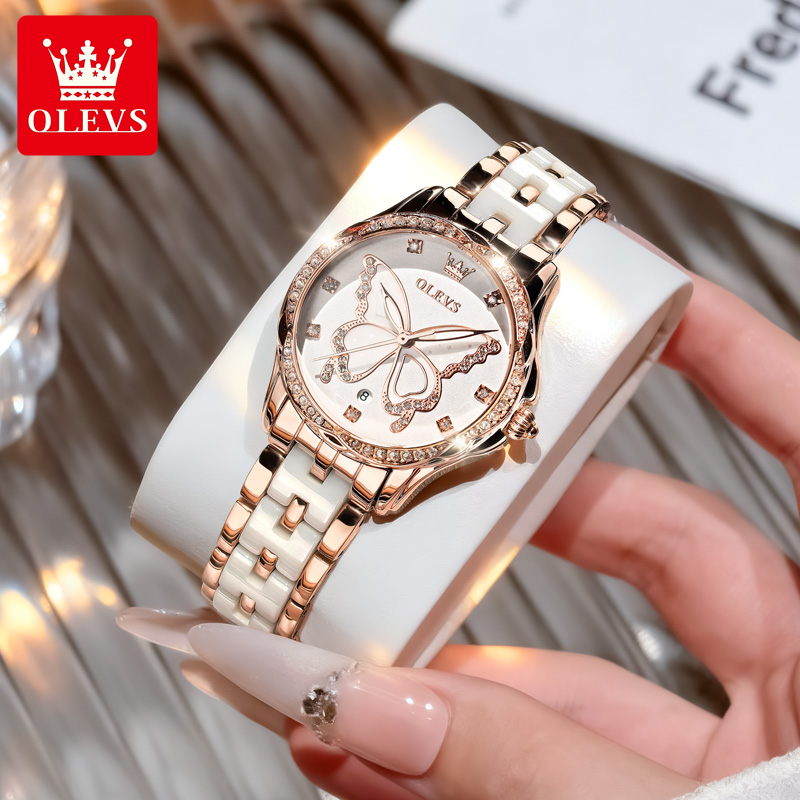 高级感轻奢小众陶瓷手表女士腕表