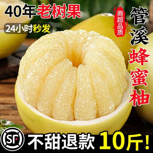 【5A品质】正宗管溪蜂糖蜜柚10斤