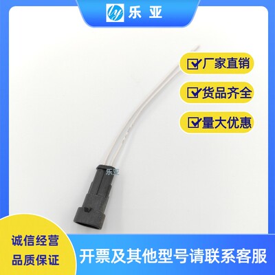282104-1 DJ7021-1.5-11/21汽车用防水连接器接插件2孔2P护套带线