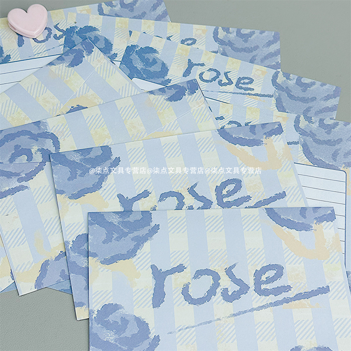 原创手绘信纸信封套装高级感十岁成长礼一封信儿童手写信牛皮纸小学生贺卡生日可爱ins风卡通情书信封袋定制