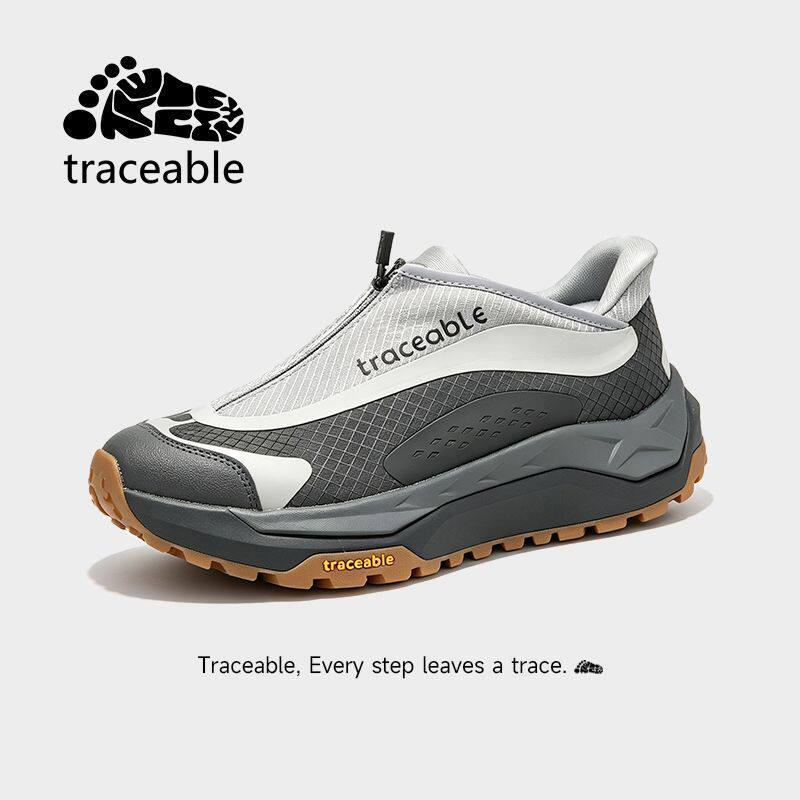 traceable耐磨厚底网面徒步鞋