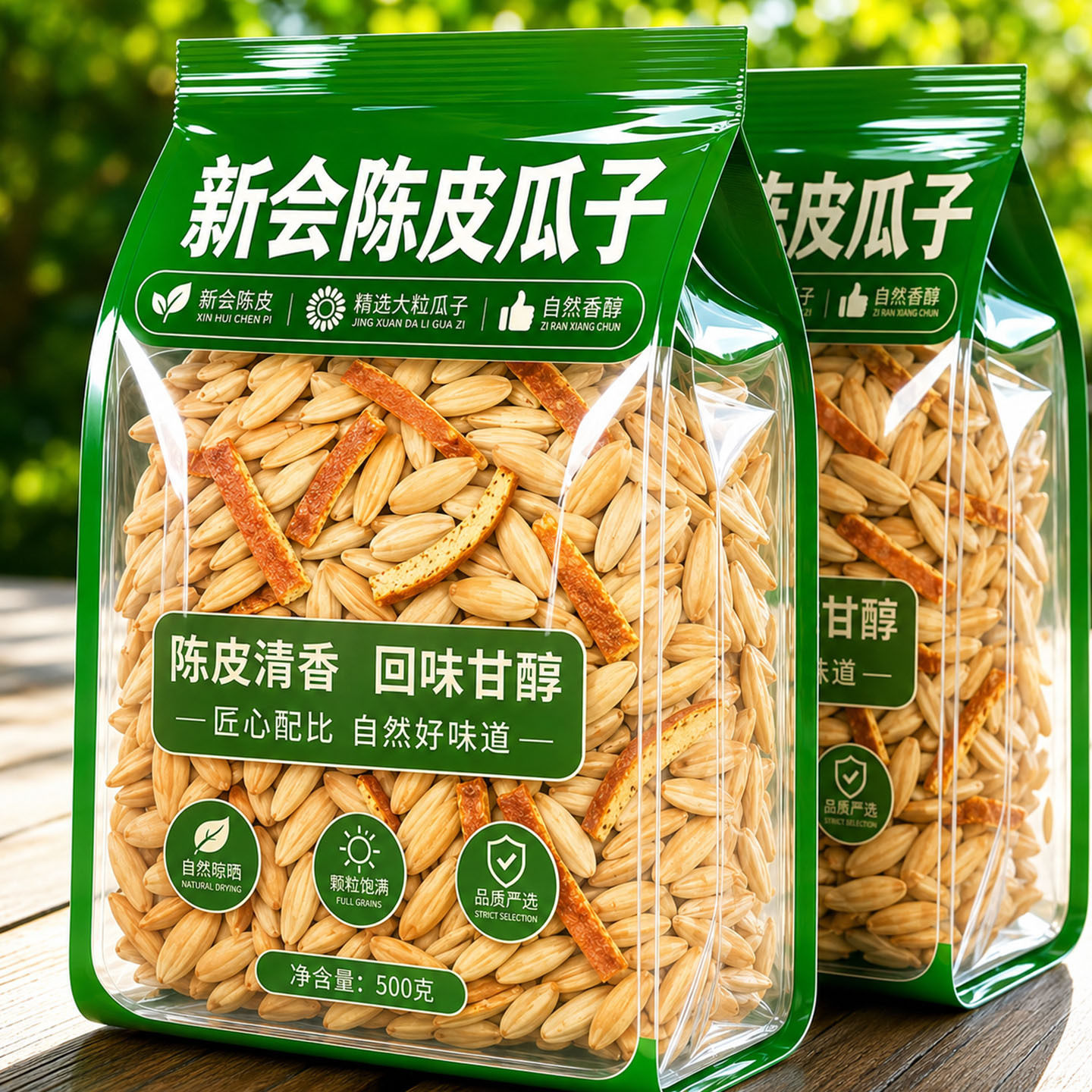 陈皮瓜子！官方旗舰店2026新款五香打手瓜子第一名大颗粒休闲零食图片