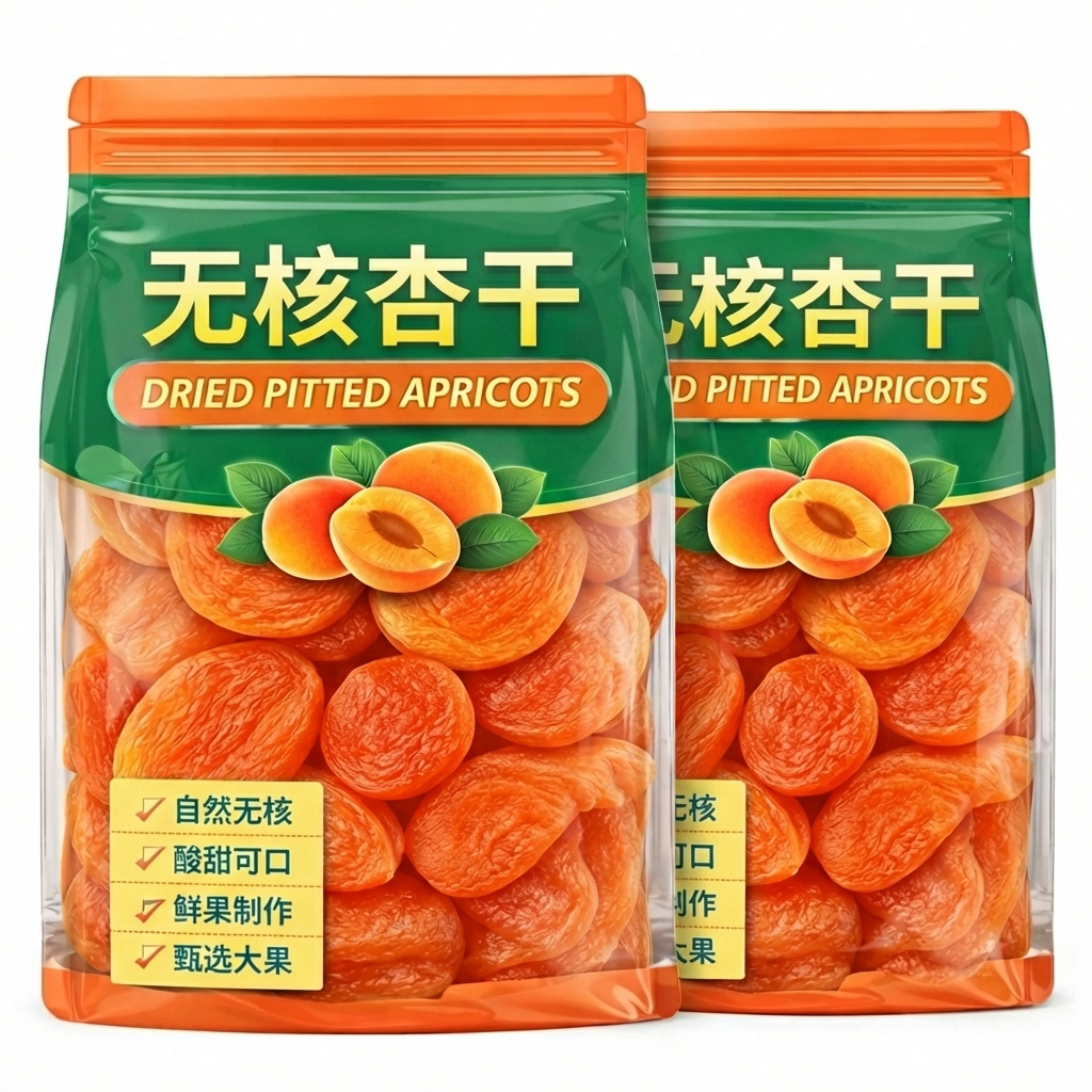 农科院新疆无核杏干特级无糖无添加天然杏脯肉杏干第一官方旗舰店