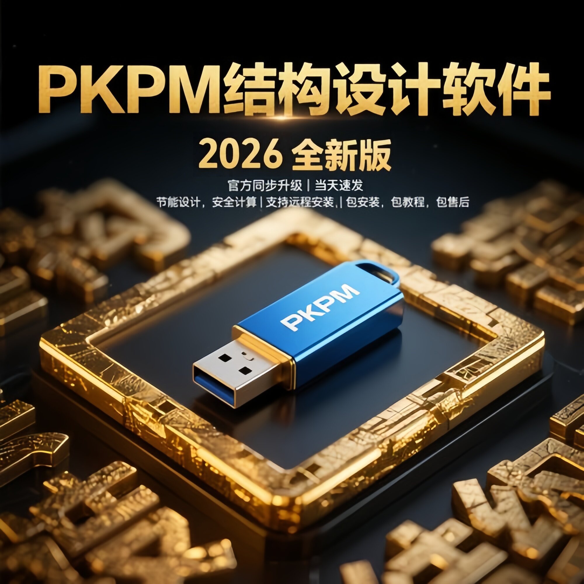 pkpm结构设计软件2026新版R1.1加密狗加密锁旗云设计砌体