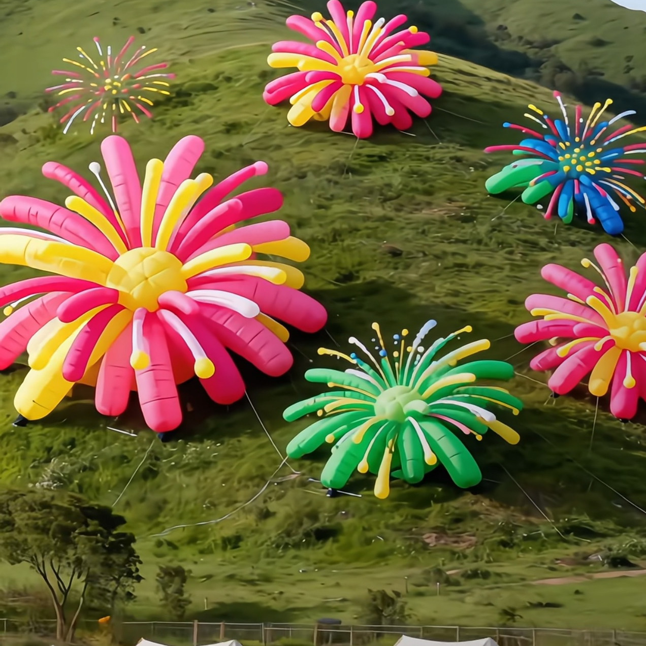 2026马年新款烟花气模户外商业