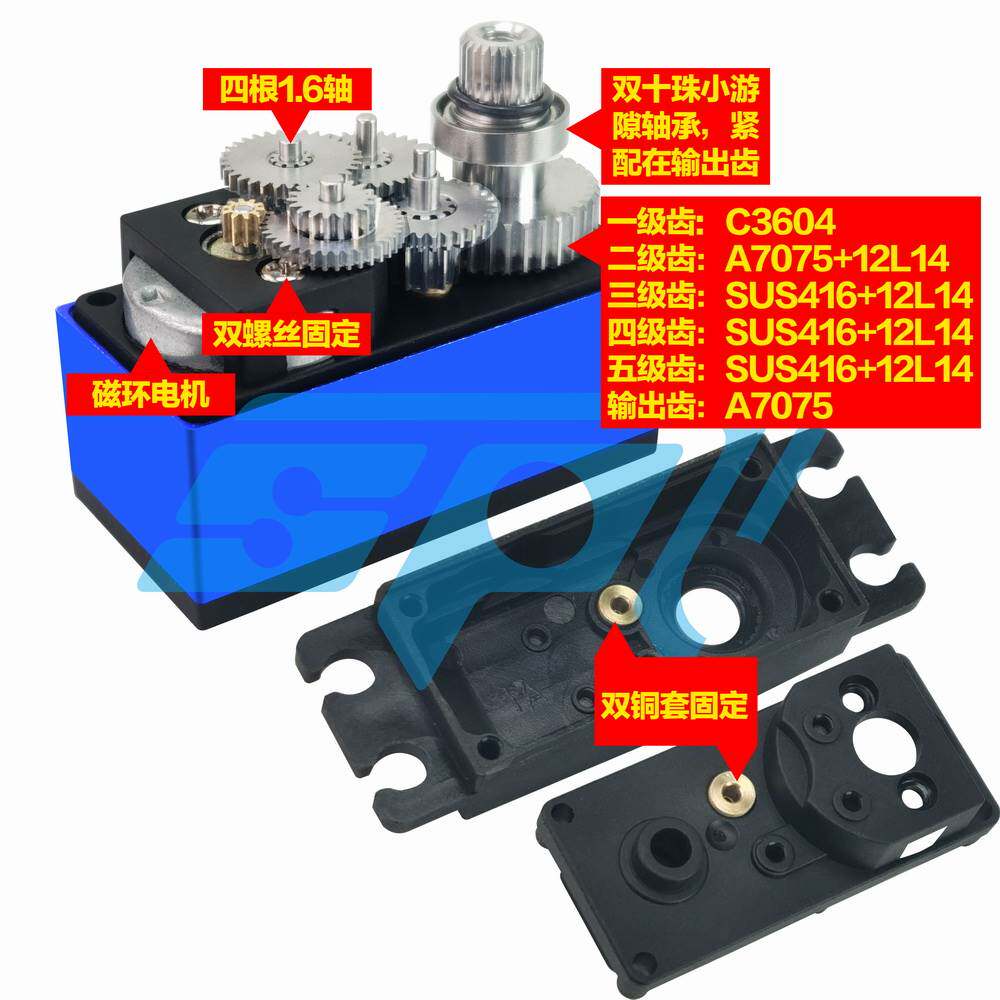 SPT 4412LV 12kg金属齿数码标准短身舵机漂移平跑机器人机械臂180属于什么档次？