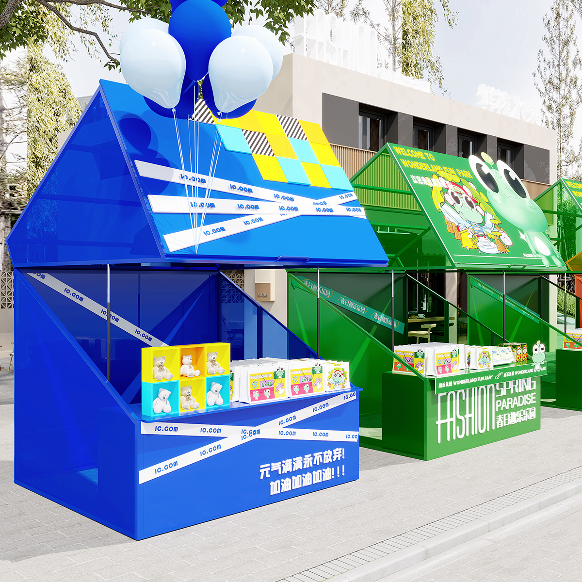 集市摆摊架美食街夜市网红美食架超市景区展示架商场水果架美食架