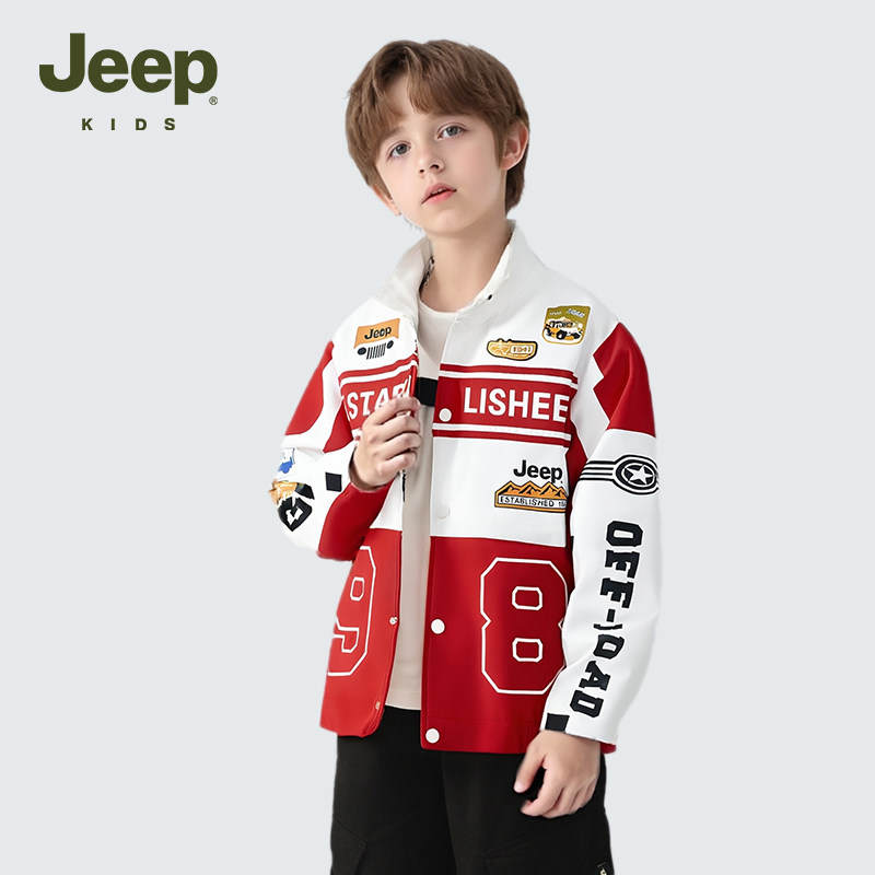 Jeep吉普童装儿童棒球服