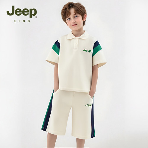 Jeep吉普童装儿童短袖套装