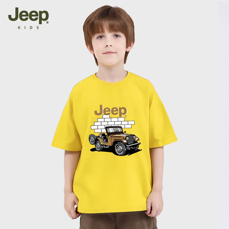 Jeep吉普童装短袖T恤夏季新款