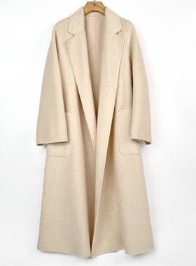 【艾薇严选】长款毛呢大衣F53321-LSM