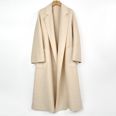 【艾薇严选】长款毛呢大衣F53321-LSM