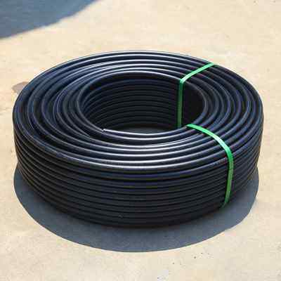 新款国标pe水管黑色管材全新料50盘管一寸给水管32热熔25硬管自品