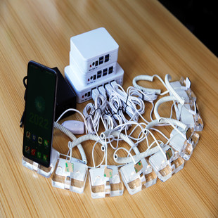 适用于华为苹果手机防盗器展示底座体验台演示多路报警器主机热销