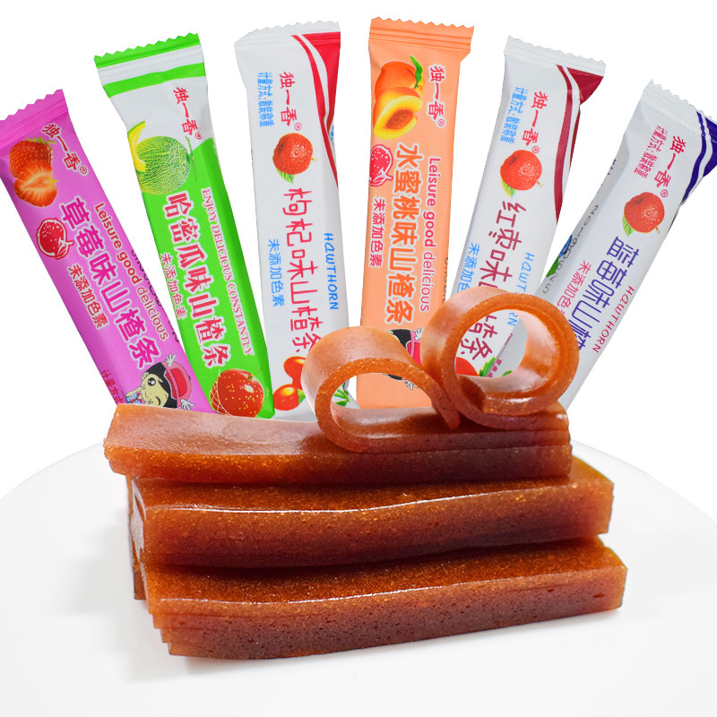 山楂条山楂片卷球蜜饯果脯山楂糕蓝莓酸甜儿童宝宝零食果丹皮制品