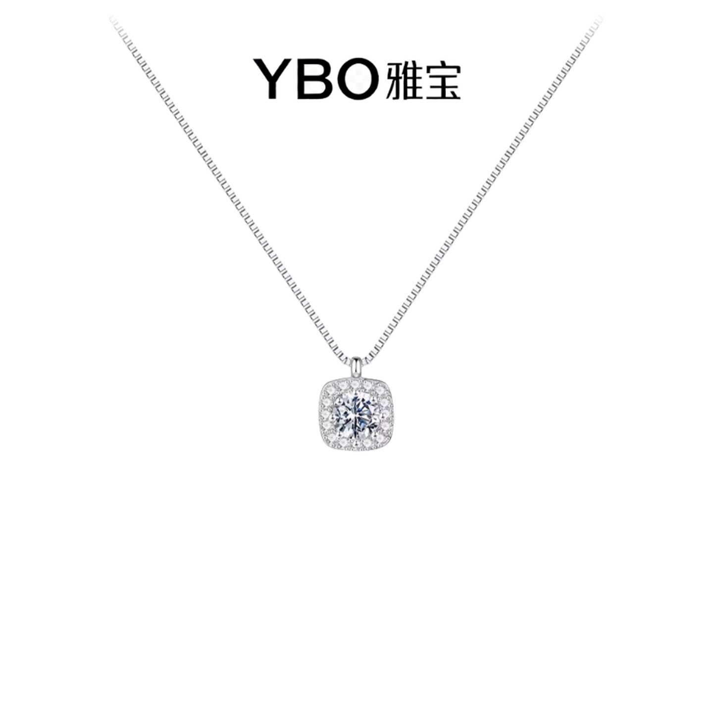 「小方糖」纯银的s999正品项链女款2025新款足银党生日礼物女生