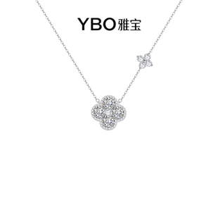 「闪耀四叶草」纯银s999正品项链女款2025新款足银生日礼物女生