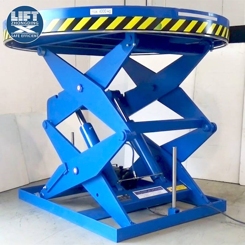 液压升降舞台剪叉式升降旋转平台酒吧升降台电动升降机升降舞台