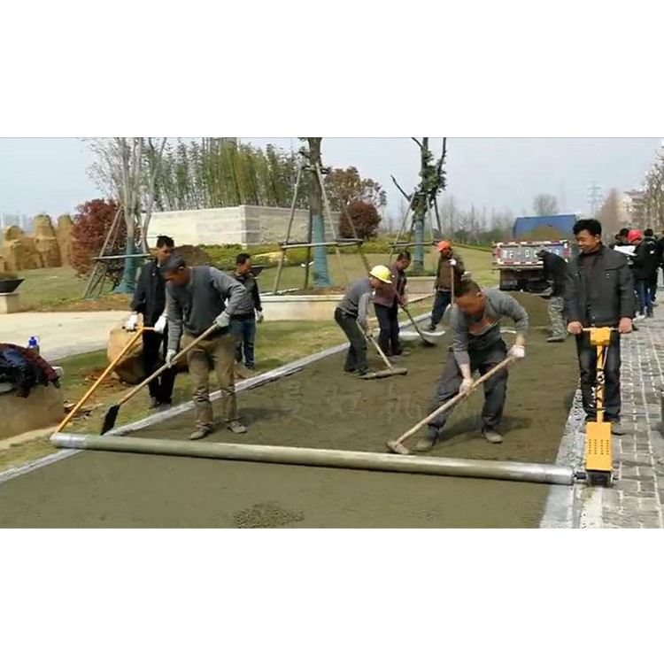 混凝土单轴滚平机 斜坡护坡摊铺机 透水地面整平机