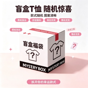 福袋盲盒纯棉短袖T恤超值特惠款式均为本店自卖款不退不换