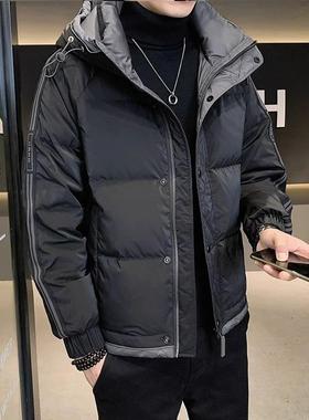男士羽绒棉服短款2025冬季新款棉衣服棉袄子加厚冬装保暖外套男