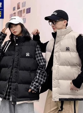 品牌优选马甲女款2023新款秋冬季宽松情侣款潮牌加厚背心外套男装