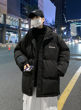 VISVIM BESSEL男棉衣冬季新款加厚保暖港风潮原创宽松棉袄面包服