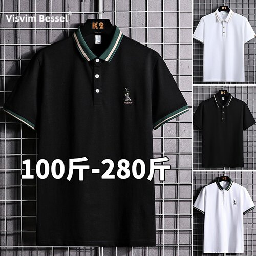 VISVIM男polo衫夏季翻领短袖t恤
