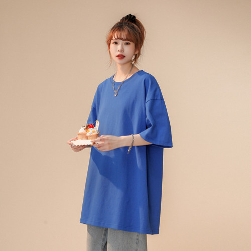 VISVIM纯棉短袖T恤女生百搭上衣