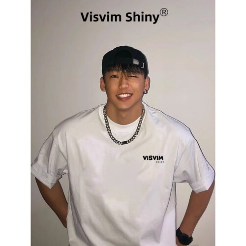 VISVIM SHINY潮牌重磅纯棉短袖T恤男夏季宽松半袖圆领打底衫上衣