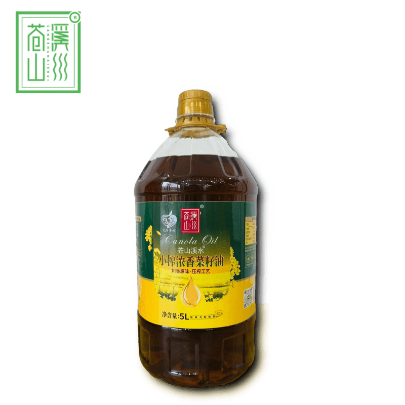 苍山溪水小榨菜籽油菜籽油5L