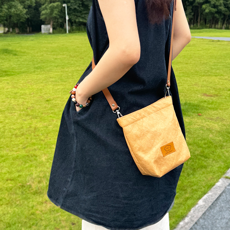 杜邦纸手机包学生通勤便携斜挎包