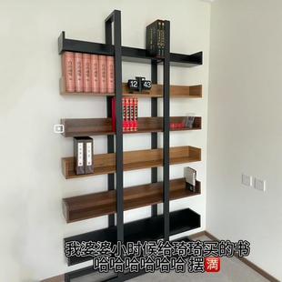 北欧落地网红大容量书架家用书柜儿童绘本架层架展示架 免安装