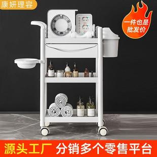 小推车置物架仪器小推车多层收纳储物架滑轮推车美容院置物架