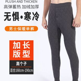 卓魅隆冬保暖裤加绒加厚棉裤男款打底裤一体裤抗寒版学生棉毛裤