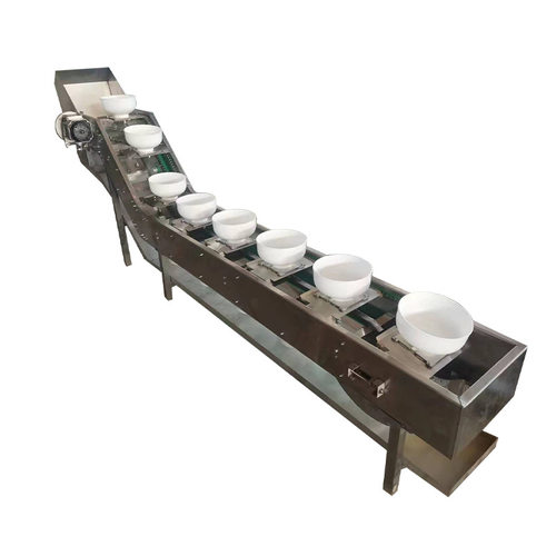 链斗碗式输送机不锈钢倾斜爬坡提升机按图制作碗旋转火锅输送设u.