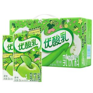 9月产伊利优酸乳原味250ml*24盒含乳饮料早餐酸奶饮品整箱饮料