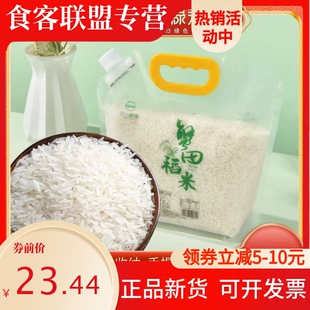 蟹田稻米5斤装猫牙米2024年新丝苗米长粒香大米新米大米5斤小袋