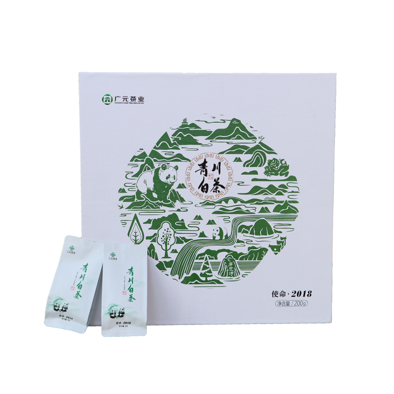 广元茶业 青川白茶 礼盒200g*1盒