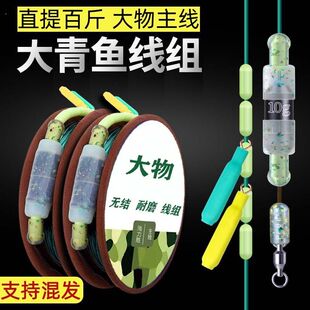 大物线组成品组合套装全套钓大鱼青鱼巨物主线组加固草鱼钓鱼线鲟