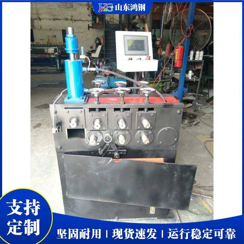 全自动7轮盘管机数控震弹簧盘圈机可预留直位不锈钢滚圆机