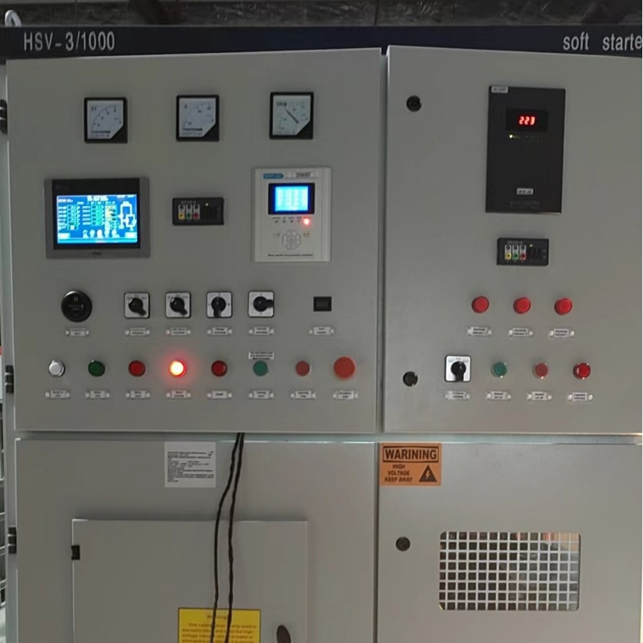 3.3~10KV高压电机软起动柜自动补偿一体软启动成套装置国际版服务