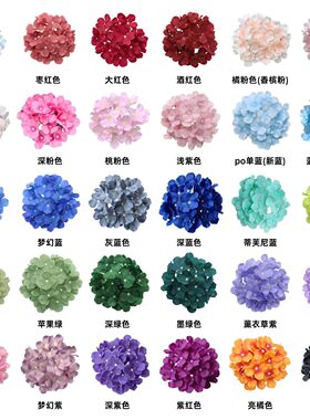 绣球花头婚庆用花场景布置装饰仿真花绢花花头花墙装饰花假花跨境