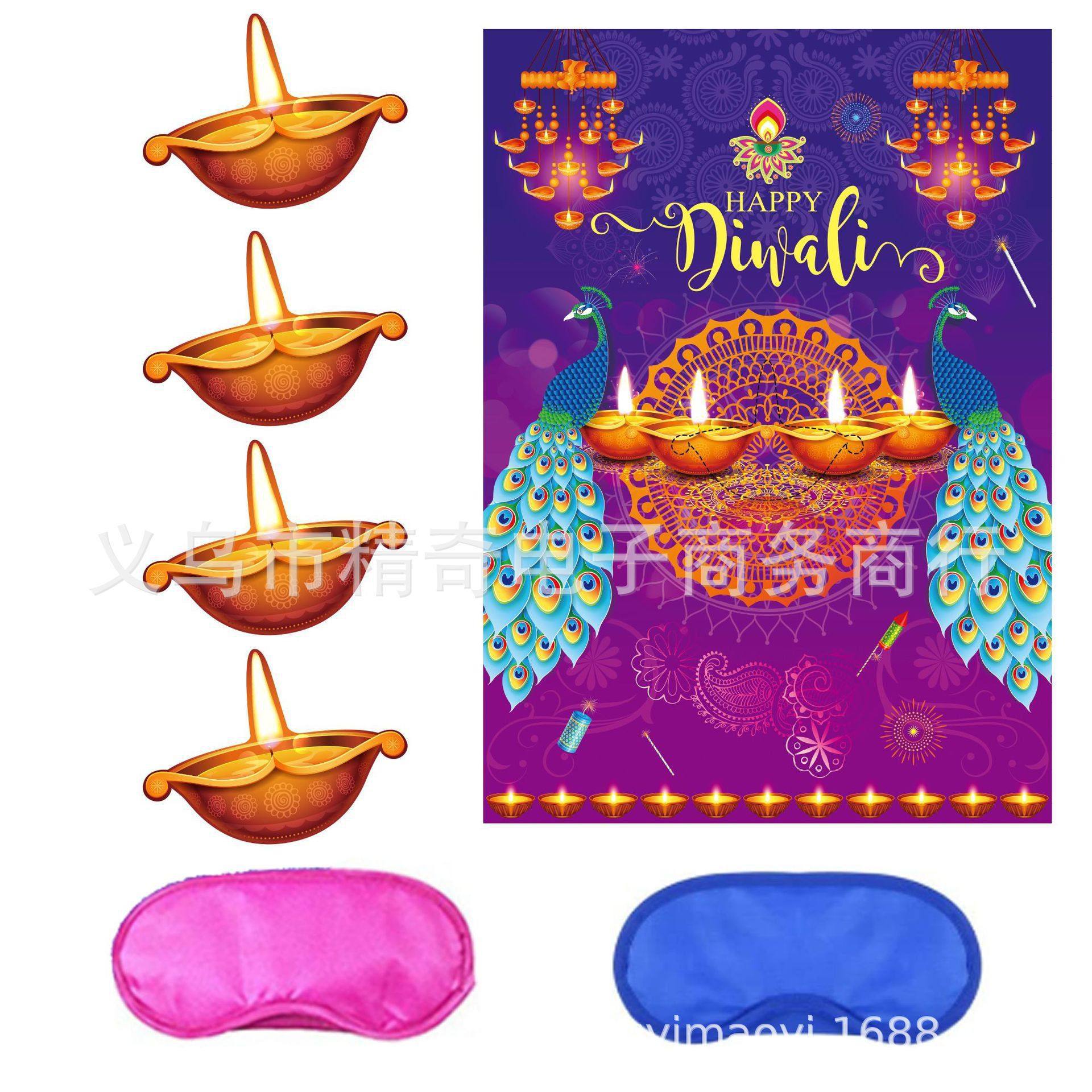pin排灯节主题生日派对游戏海报贴纸儿童游戏用品背景墙装饰,节庆用品/礼品,气球,淘宝优惠券,粉丝福利购,淘宝优惠卷