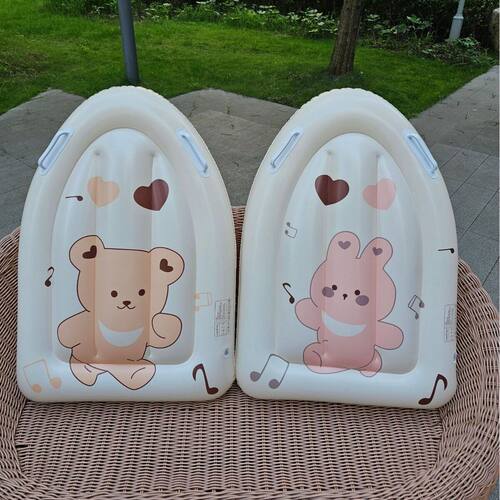 浮板冲浪板儿童浮排水上戏水玩具坐骑浮床学游泳圈训练打水板