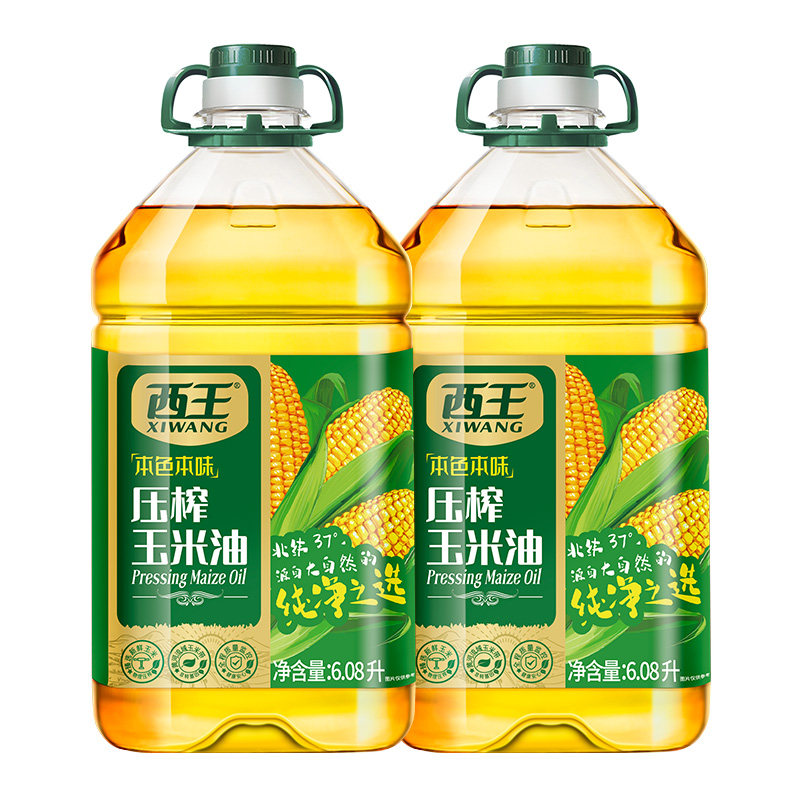 西王本色本味压榨玉米油6.08L*2桶非转基因营养美味,粮油调味/速食/干货/烘焙,玉米油,淘宝优惠券,粉丝福利购,淘宝优惠卷