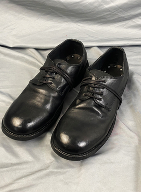 手工鞋马臀皮guidi992水洗鬼帝德比鞋男女单鞋复古小皮鞋