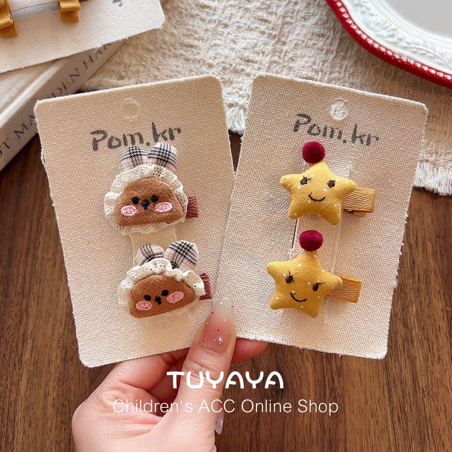 卡通布艺刺绣猫咪发夹宝宝可爱小兔子对夹女童发卡全包布不伤发夹,童装/婴儿装/亲子装,发饰,淘宝优惠券,粉丝福利购,淘宝优惠卷