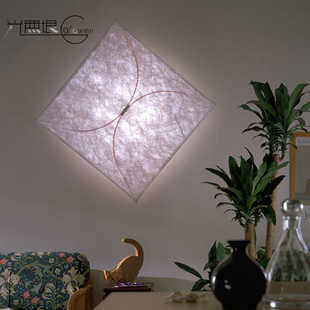 意大利进口FLOS吸顶壁灯ARIETTE氛围简约方形书房卧室蚕茧网玄关